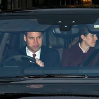 Los Duques de Cambridge y María Teresa Turrión Borrallo en el almuerzo de Navidad 2017 en Buckingham Palace