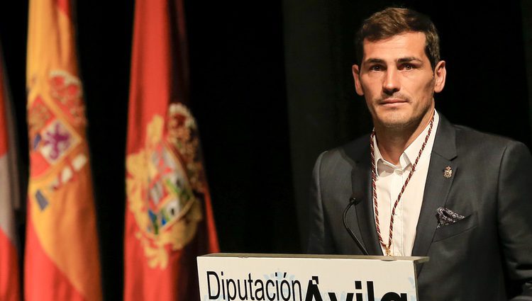 Iker Casillas recibe la Medalla de Oro de Ávila