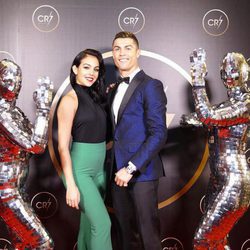 Cristiano Ronaldo y Georgina Rodríguez en una fiesta organizada por el futbolista