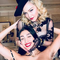 Madonna y su hija Lourdes Leon celebrando la Nochevieja