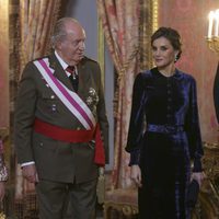 El Rey Juan Carlos con la Reina Letizia en la Pascua Militar 2018