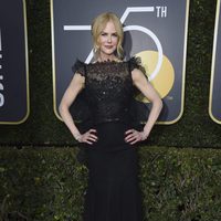 Nicole Kidman en la alfombra roja de los Globos de Oro 2018