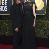 Nicole Kidman y Keith Urban en la alfombra roja de los Globos de Oro 2018