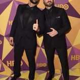 Ricky Martin y Edgar Ramirez en la fiesta HBO tras los Globos de Oro 2018