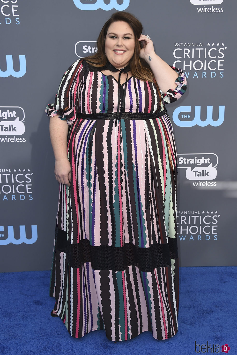 Chrissy Metz en la alfombra roja de los Critics' Choice Awards 2018