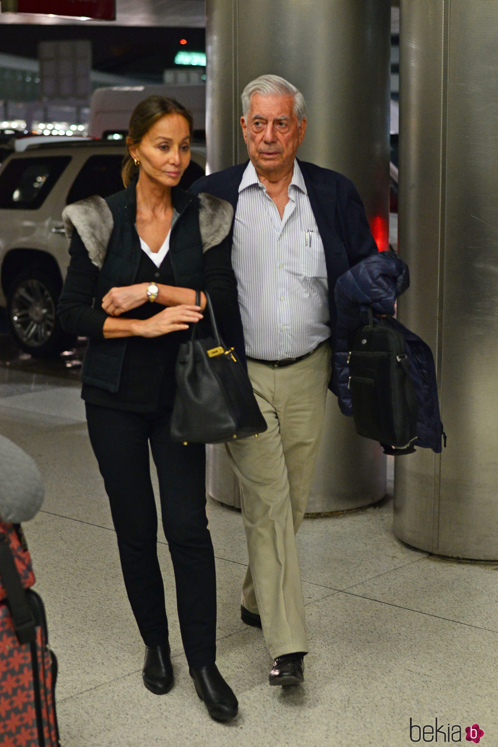 Isabel Preysler y Mario Vargas Llosa vuelven a España tras conocer a los hijos de Enrique Iglesias