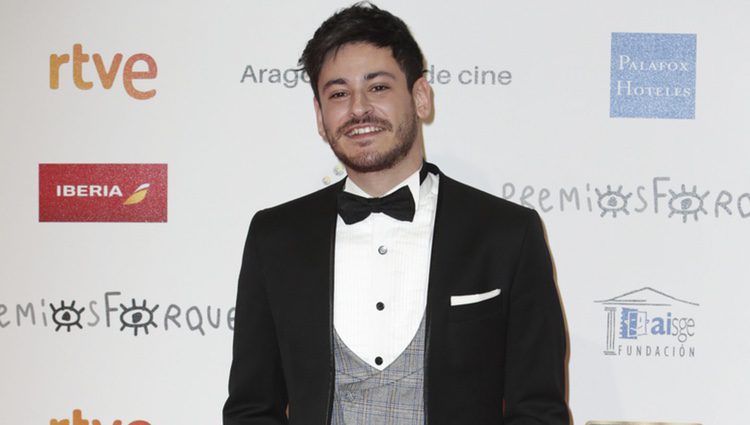Cepeda ('OT 2017') en la alfombra roja de los Premios Forqué 2018