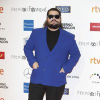 Brays Efe en la alfombra roja de los Premios Forqué 2018
