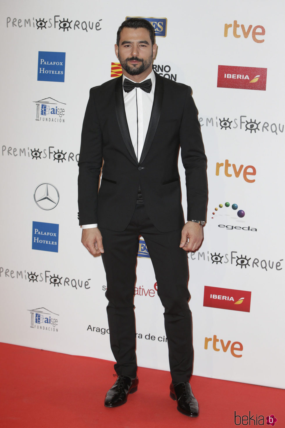 Antonio Velázquez en la alfombra roja de los Premios Forqué 2018
