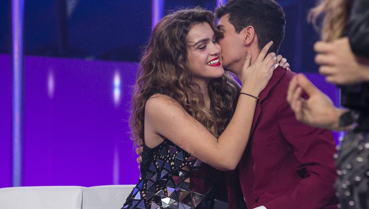 Amaia y Alfred se besan en la gala 11 de 'OT 2017'