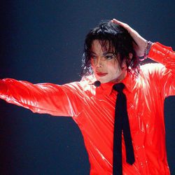 Michael Jackson durante uno de sus espectáculos antes de morir