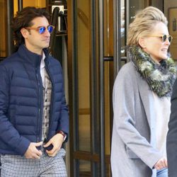 Sharon Stone paseando por Nueva York con su novio