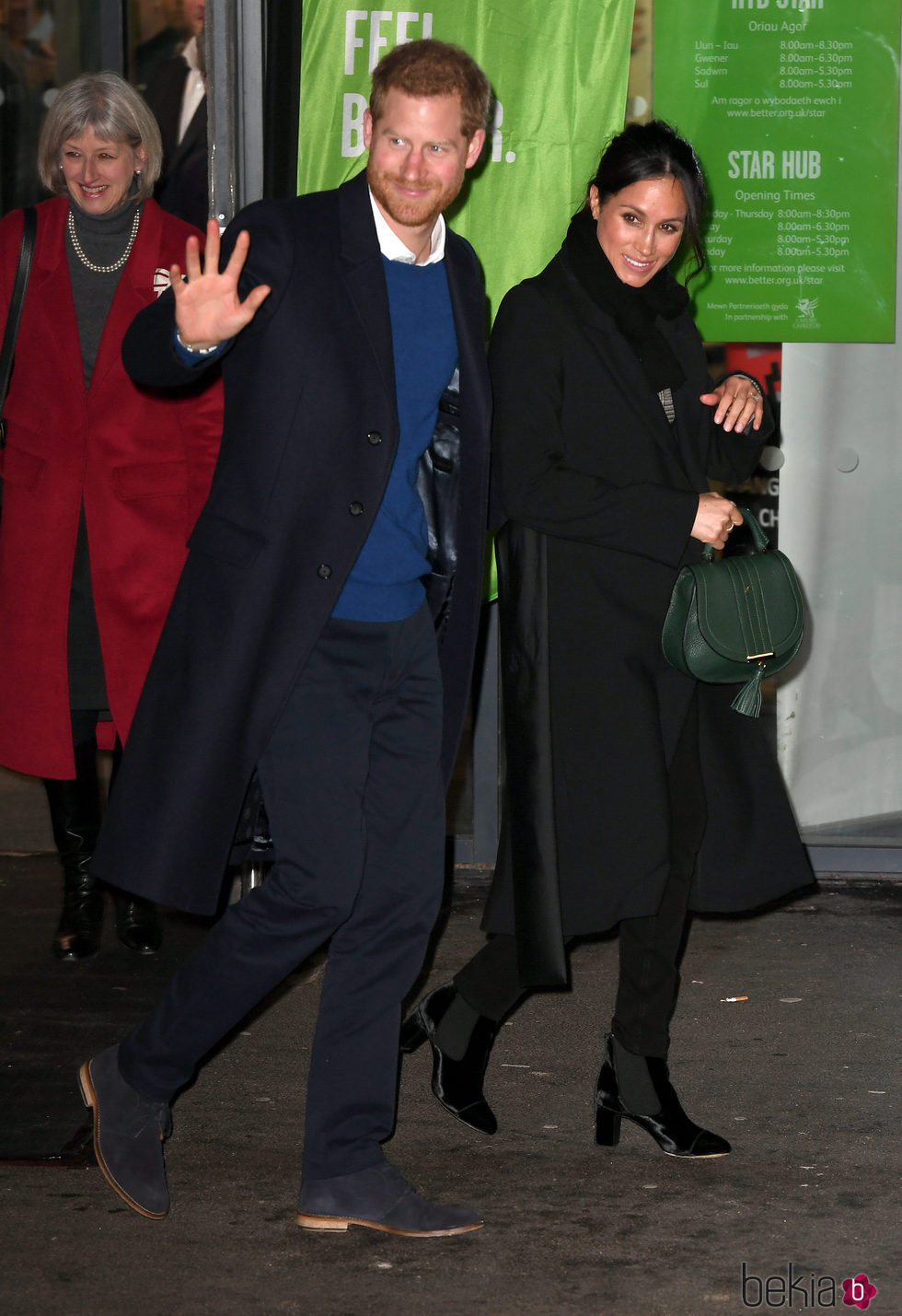 El Príncipe Harry y Meghan Markle en su primera visita oficial a Gales