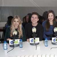 Nerea, Raoul, Thalía y Ricky en la presentación de la XXII edición de los Premios Cadena Dial