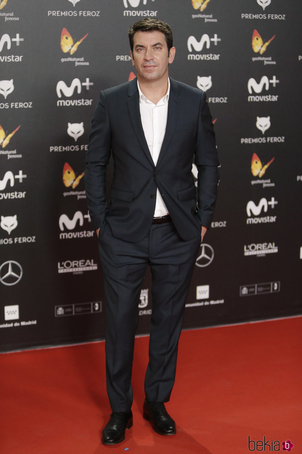 Arturo Valls en la alfombra roja de los Premios Feroz 2018