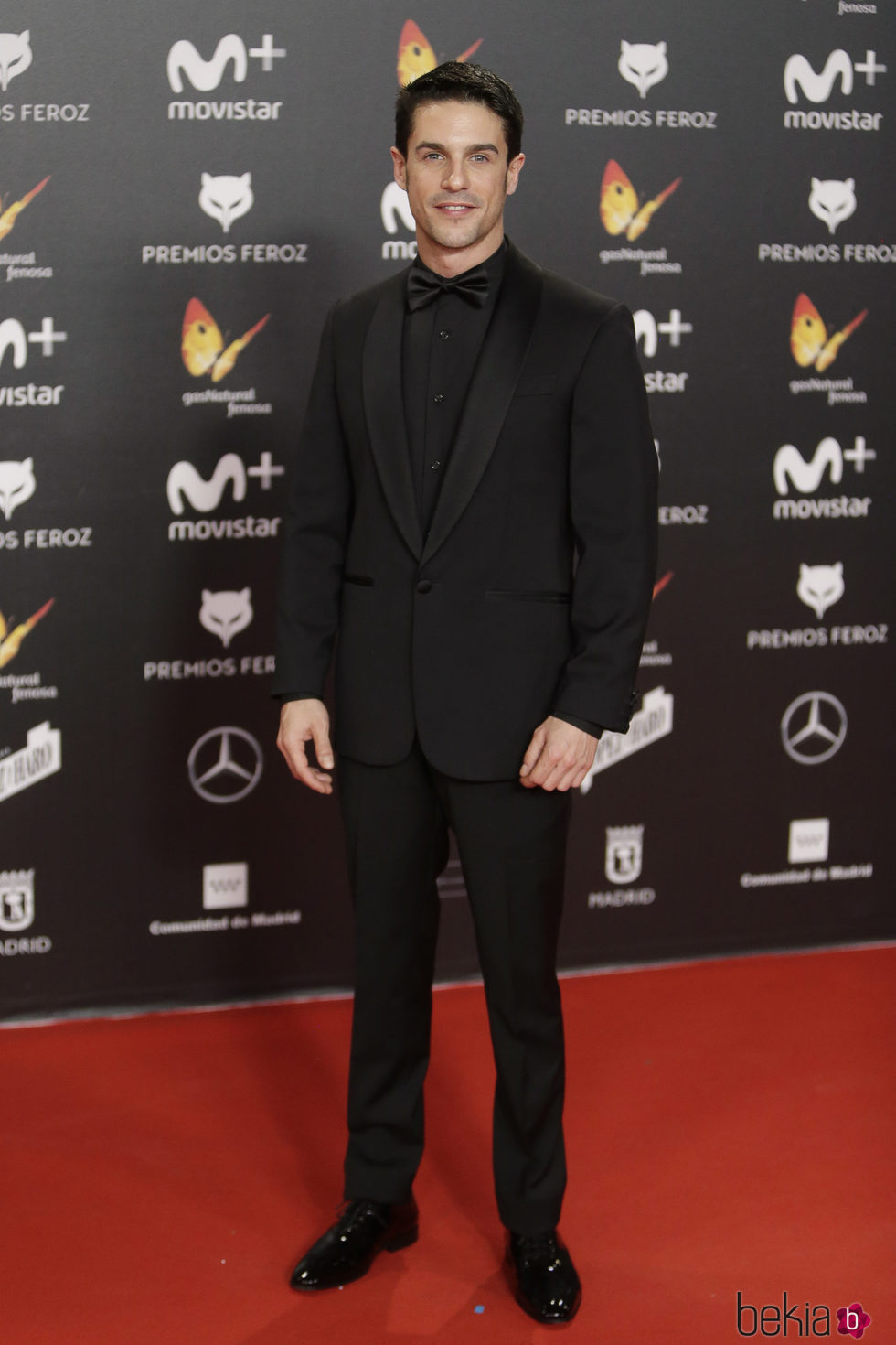 Alejo Saura en la alfombra roja de los Premios Feroz 2018