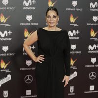 Cristina Plazas en la alfombra roja de los Premios Feroz 2018