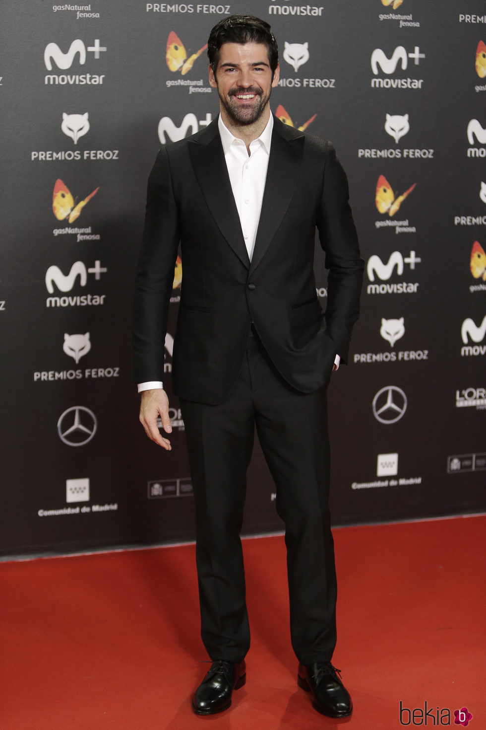 Miguel Ángel Muñoz en la alfombra roja de los Premios Feroz 2018