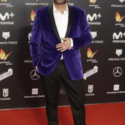 José Corbacho en la alfombra roja de los Premios Feroz 2018