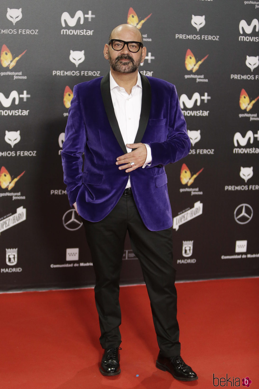 José Corbacho en la alfombra roja de los Premios Feroz 2018