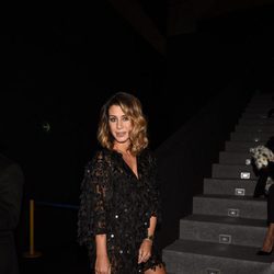 Elena Tablada en el desfile de Hannibal Laguna en Madrid Fashion Week otoño/invierno 2018/2019