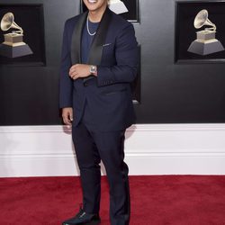 Daddy Yankee en la alfombra roja de los Premios Grammy 2018