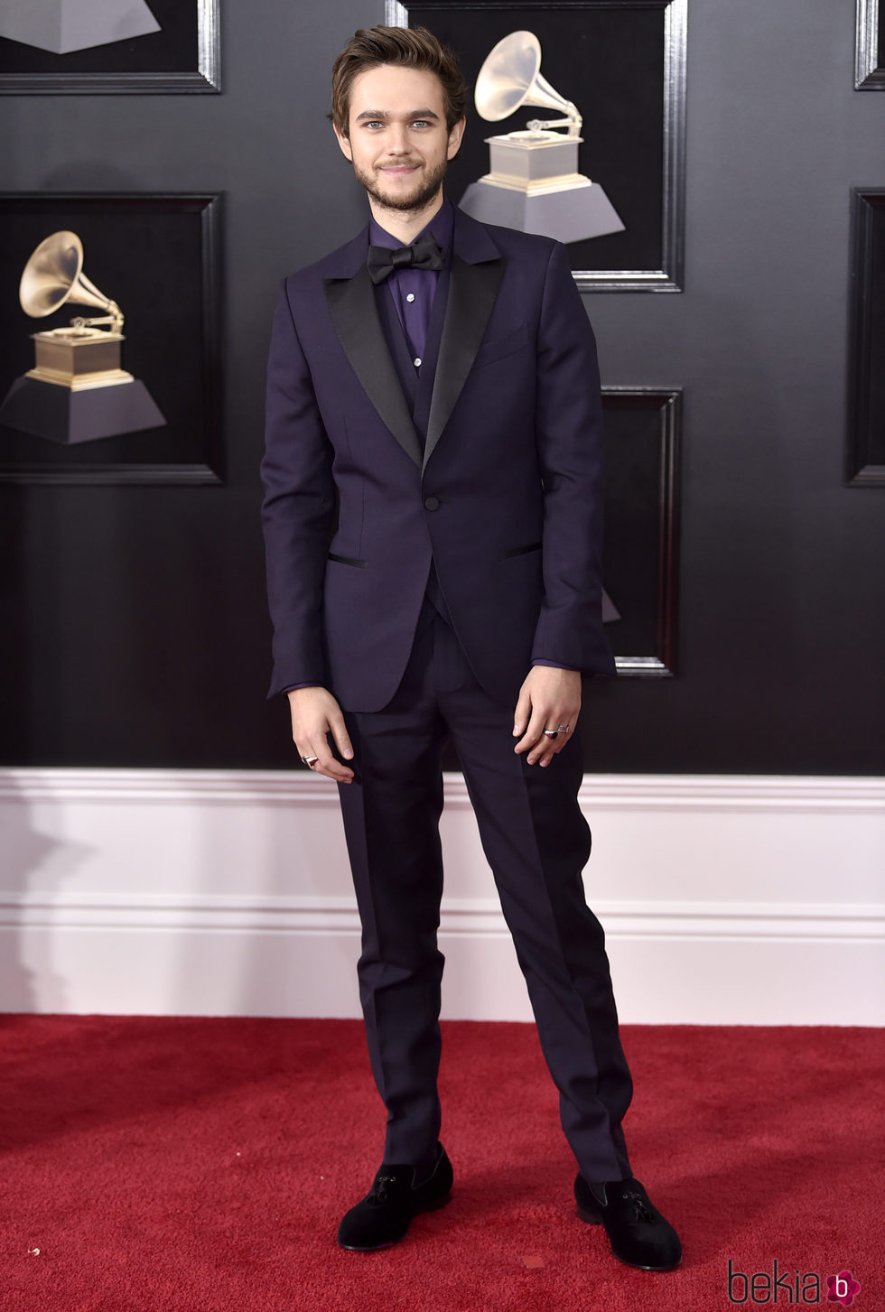 Zedd en la alfombra roja de los Premios Grammy 2018