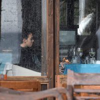Cristiano Ronaldo y Georgina Rodríguez comiendo en un restaurante de Marbella