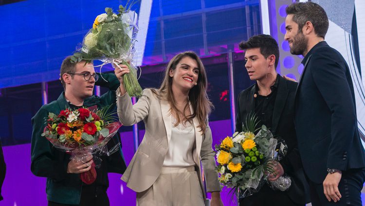 Alfred y Amaia al ser elegidos como representantes de España en Eurovisión en 'OT 2017'