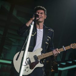 Alfred durante su actuación en la gala de elección de Eurovisión en 'OT 2017'