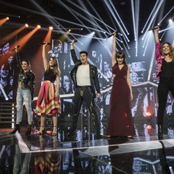 Los concursantes de 'OT 2017' interpretando 'Camina' en la elección de Eurovisión