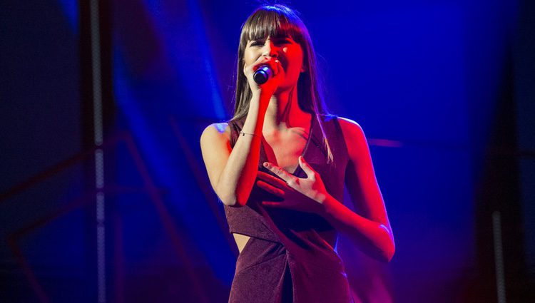 Aitana durante su actuación en la gala de elección de Eurovisión en 'OT 2017'