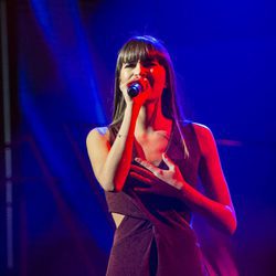 Aitana durante su actuación en la gala de elección de Eurovisión en 'OT 2017'