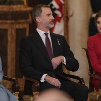 Los Reyes Felipe y Letizia en la entrega del Toisón de Oro a la Princesa Leonor