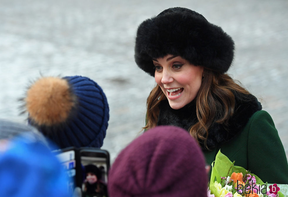 Kate Middleton, muy simpática con la población sueca en su viaje oficial