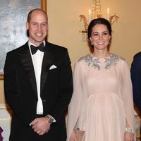 El Príncipe Guillermo y Kate Middleton en la cena de gala en su honor en Oslo