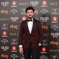 Miki Esparbé en la alfombra roja de los Premios Goya 2018