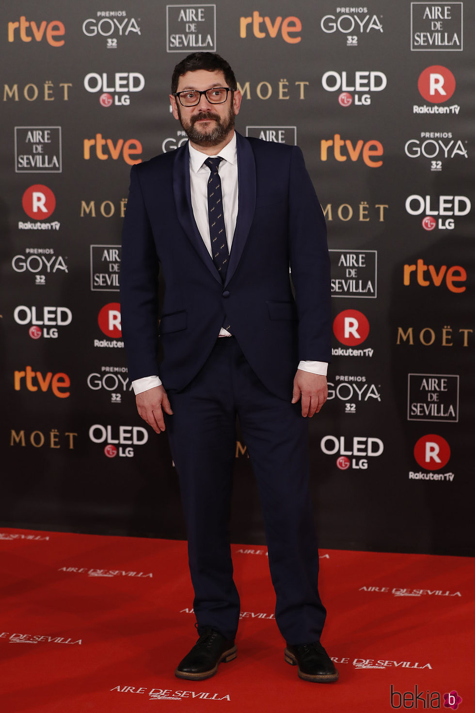 Manolo Solo en la alfombra roja de los Premios Goya 2018