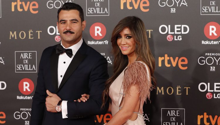 Antonio Velázquez y Marta González en la alfombra roja de los Premios Goya 2018