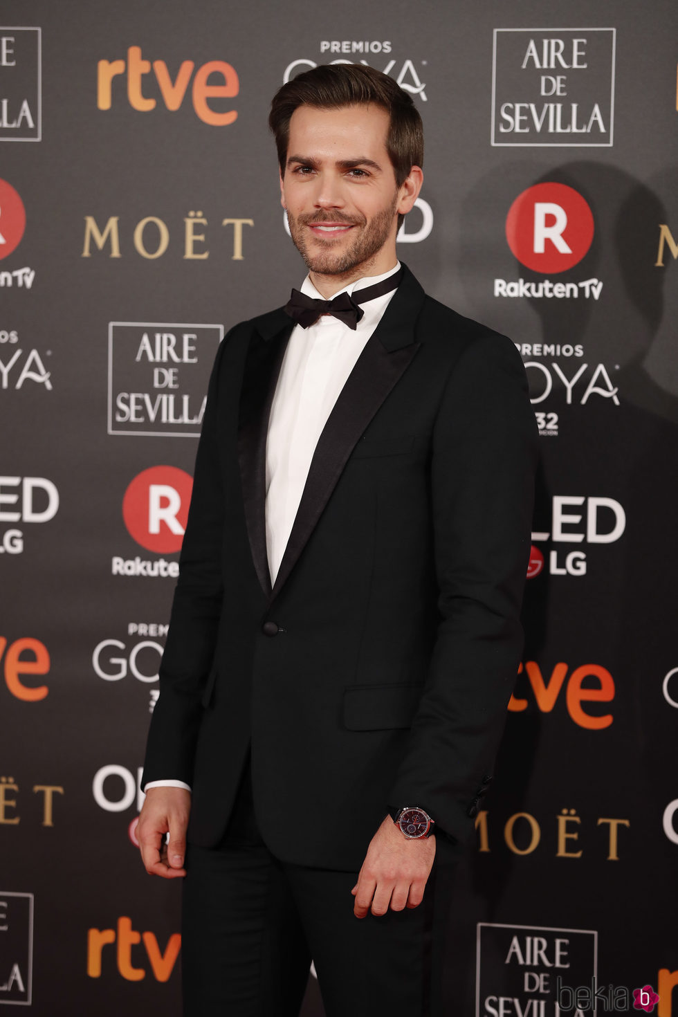 Marc Clotet en la alfombra roja de los Premios Goya 2018