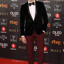 Paco León en la alfombra roja de los Premios Goya 2018