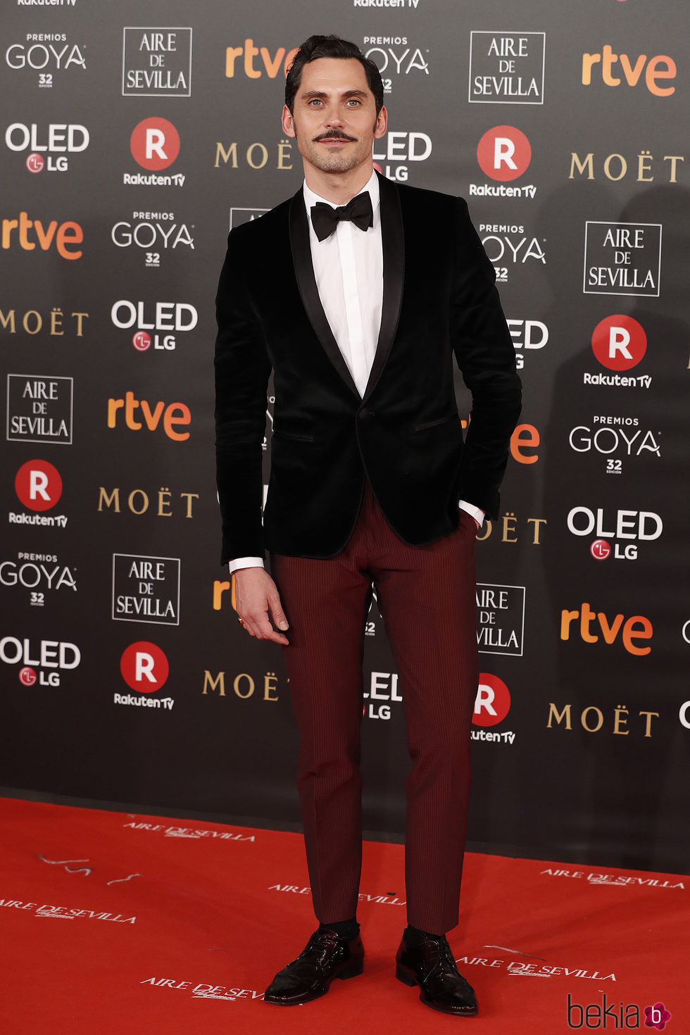 Paco León en la alfombra roja de los Premios Goya 2018