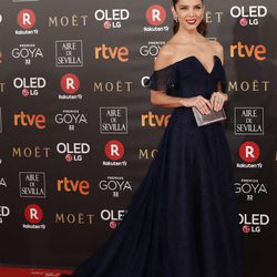 Juana Acosta en la alfombra roja de los Premios Goya 2018