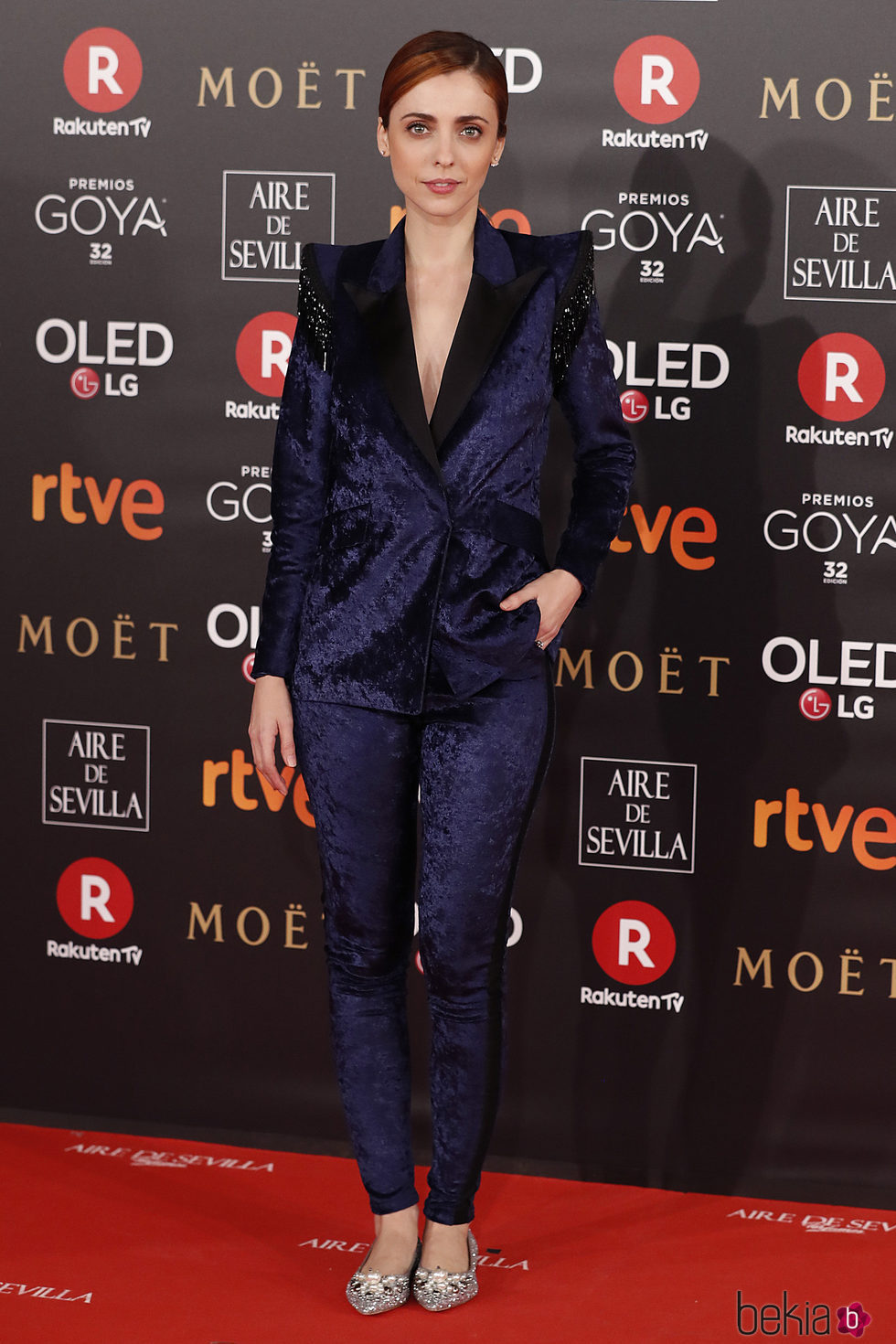 Leticia Dolera en la alfombra roja de los Premios Goya 2018