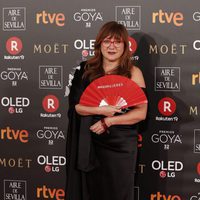 Isabel Coixet en la alfombra roja de los Premios Goya 2018