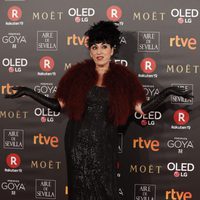Rossy de Palma en la alfombra roja de los Premios Goya 2018