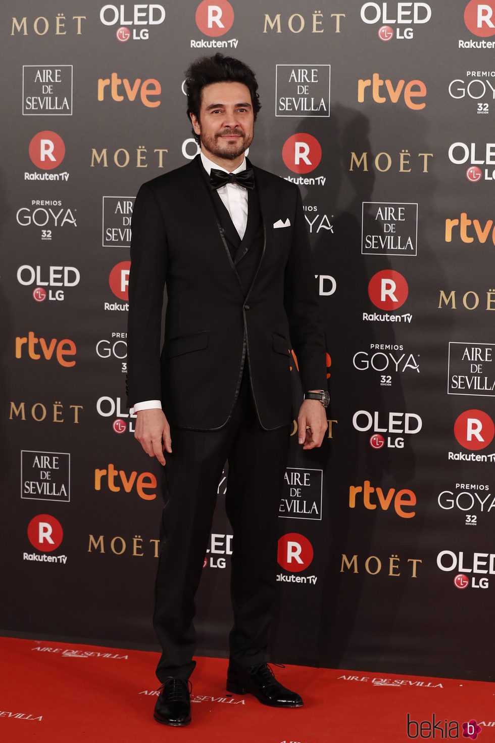 José Manuel Seda en la alfombra roja de los Premios Goya 2018