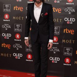 Miguel Conejo Leiva en la alfombra roja de los Premios Goya 2018