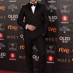 Quim Gutiérrez en la alfombra roja de los Premios Goya 2018