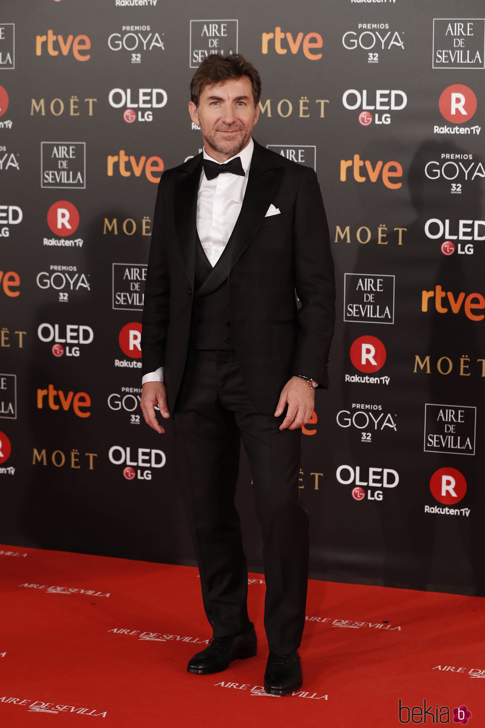 Antonio de la Torre en la alfombra roja de los Premios Goya 2018